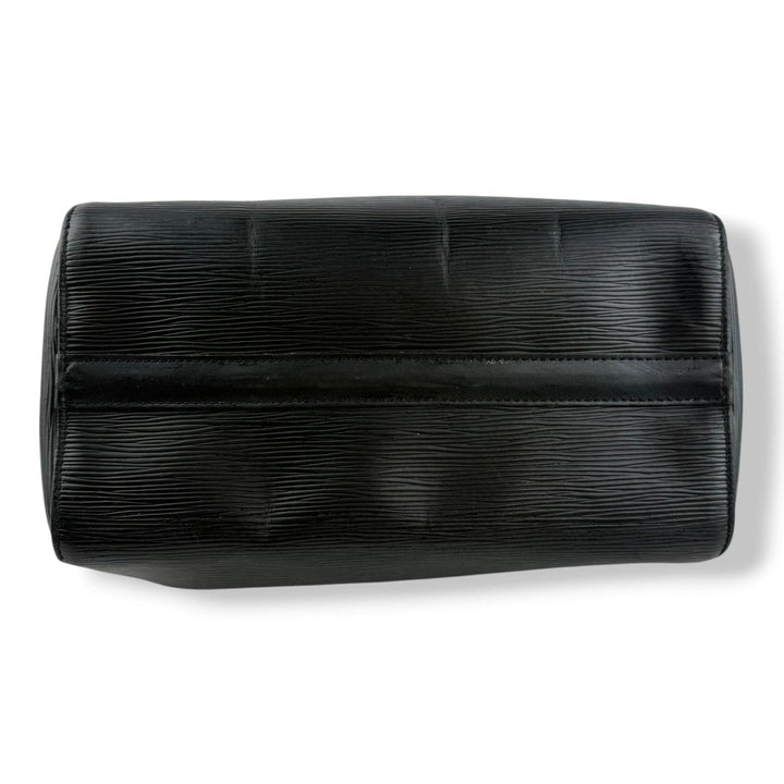 Louis Vuitton Black Epi Leather Speedy 28 Handbag - Lux Central