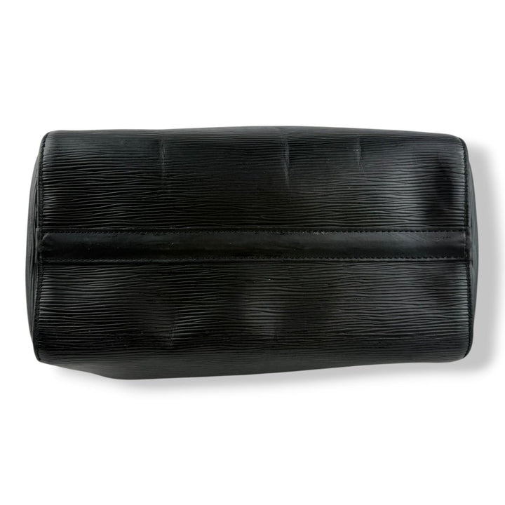 Louis Vuitton Black Epi Leather Speedy 28 Handbag - Lux Central
