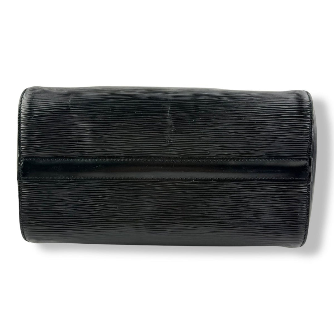 Louis Vuitton Black Epi Leather Speedy 28 Handbag - Lux Central