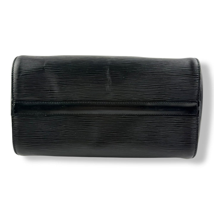 Louis Vuitton Black Epi Leather Speedy 28 Handbag - Lux Central