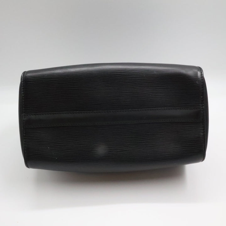 Louis Vuitton Black Epi Leather Speedy 28 Handbag - Lux Central