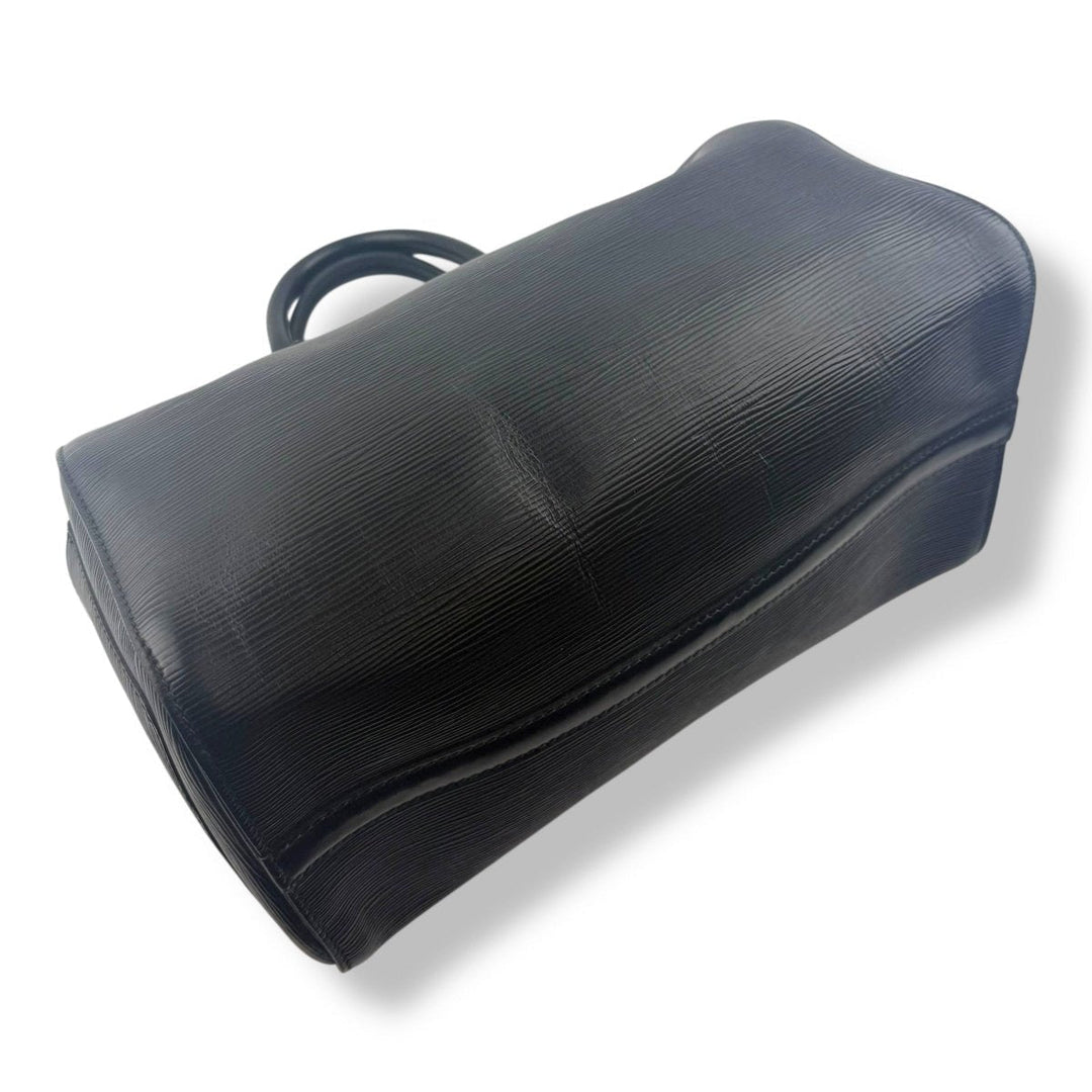 Louis Vuitton Black Epi Leather Speedy 32 Handbag - Lux Central