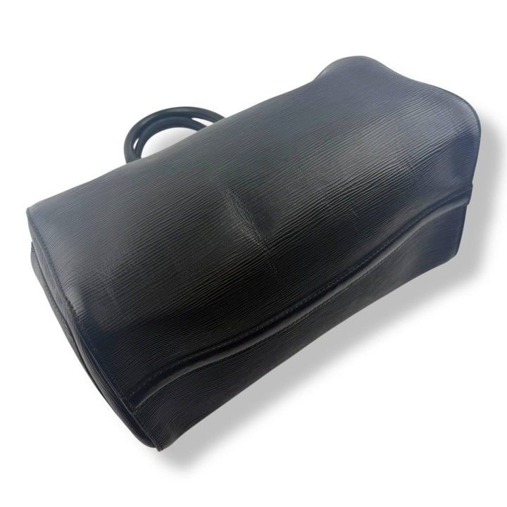 Louis Vuitton Black Epi Leather Speedy 32 Handbag - Lux Central