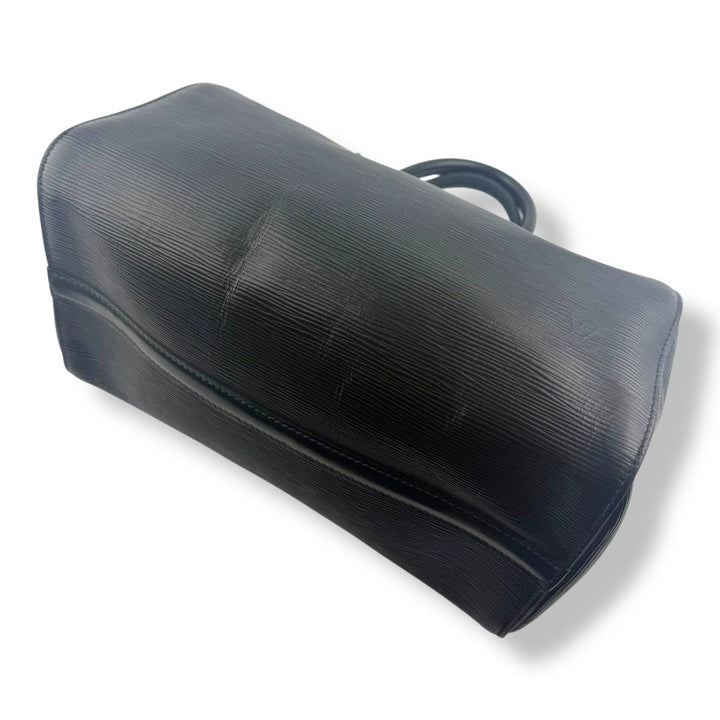 Louis Vuitton Black Epi Leather Speedy 32 Handbag - Lux Central