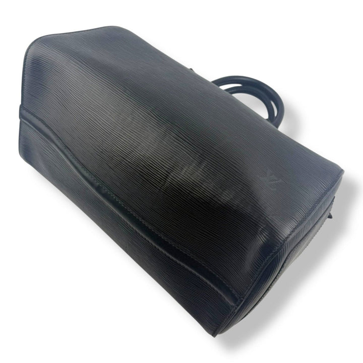 Louis Vuitton Black Epi Leather Speedy 32 Handbag - Lux Central