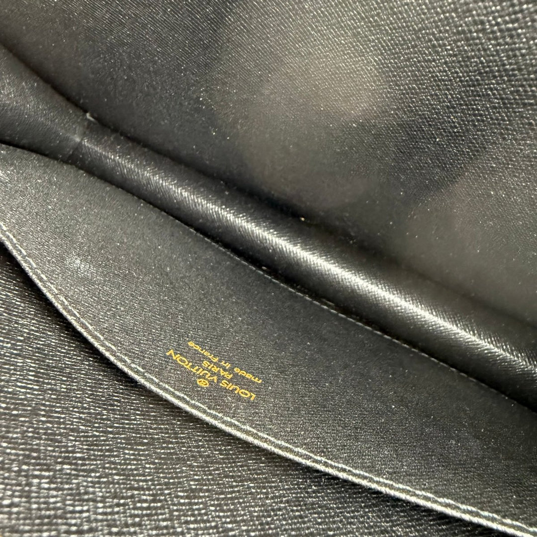 Louis Vuitton Black Epi Pochette Homme Clutch Bag - Lux Central