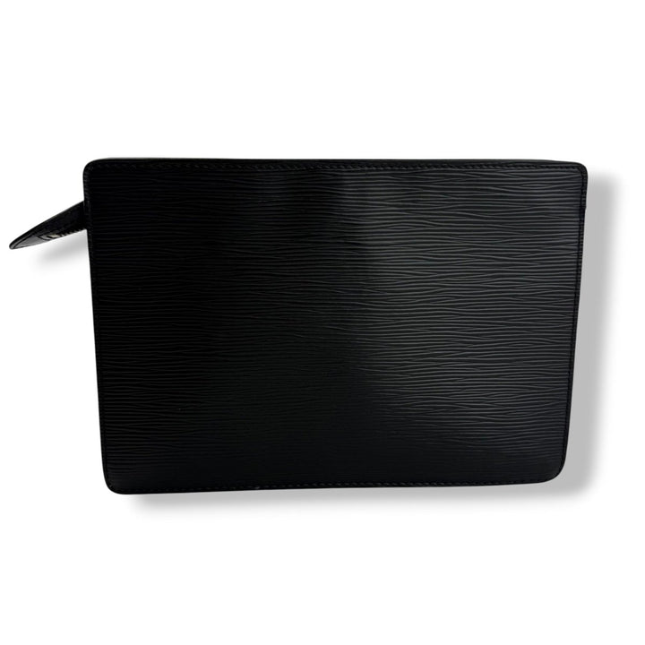 Louis Vuitton Black Epi Pochette Homme Clutch Bag - Lux Central