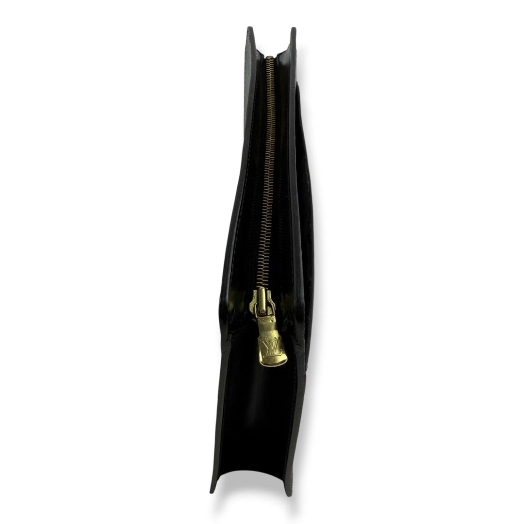Louis Vuitton Black Epi Pochette Homme Clutch Bag - Lux Central