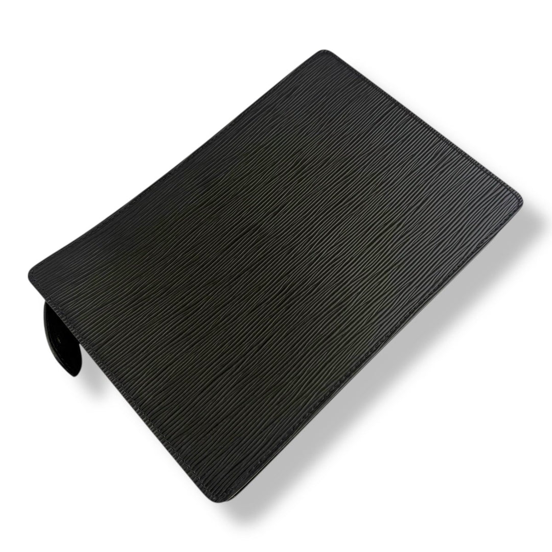 Louis Vuitton Black Epi Pochette Homme Clutch Bag - Lux Central