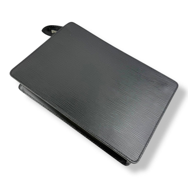 Louis Vuitton Black Epi Pochette Homme Clutch Bag - Lux Central