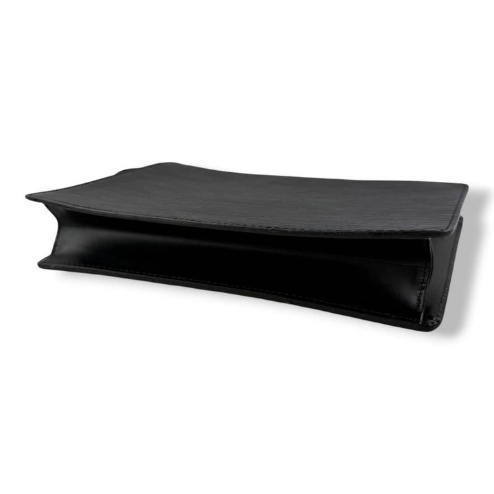 Louis Vuitton Black Epi Pochette Homme Clutch Bag - Lux Central