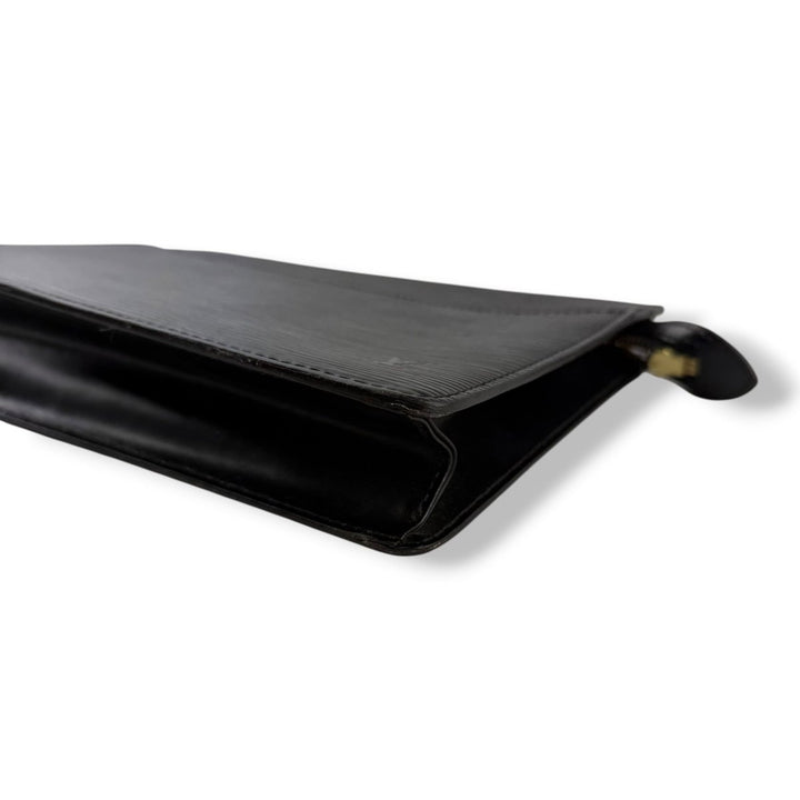 Louis Vuitton Black Epi Pochette Homme Clutch Bag - Lux Central