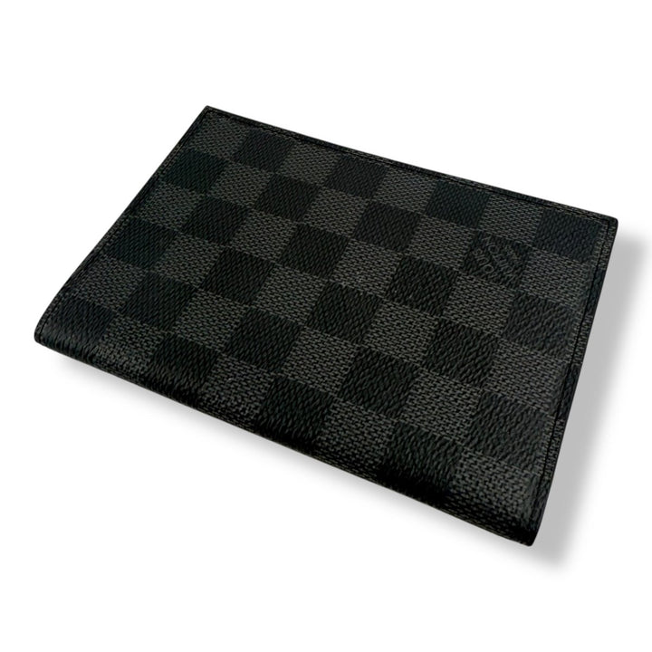 Louis Vuitton Black Graphie Damier Passport Holder - Lux Central