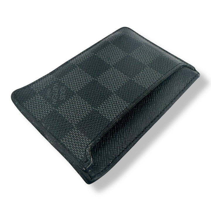 Louis Vuitton Black Graphite Damier Cardholder - Lux Central