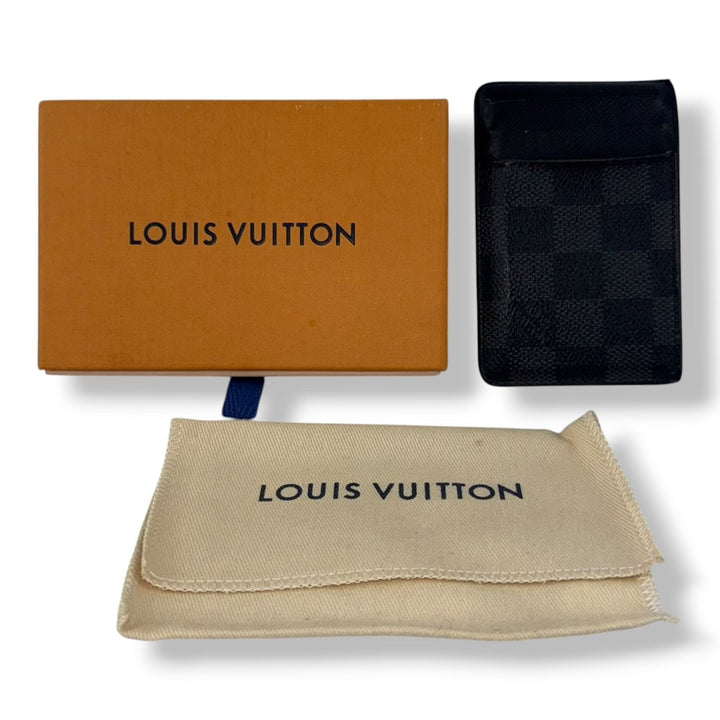 Louis Vuitton Black Graphite Damier Cardholder - Lux Central