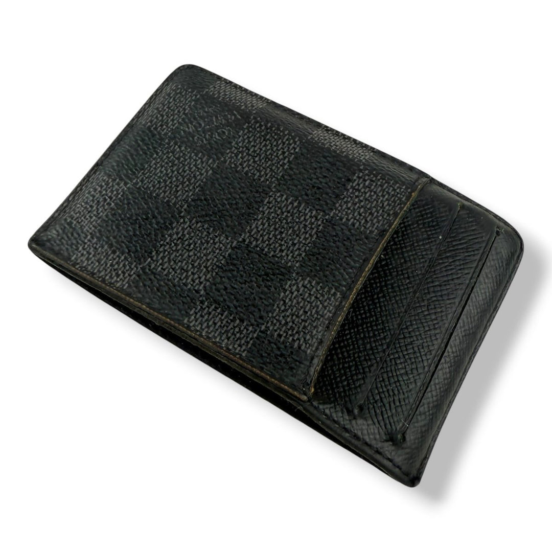 Louis Vuitton Black Graphite Damier Cardholder - Lux Central