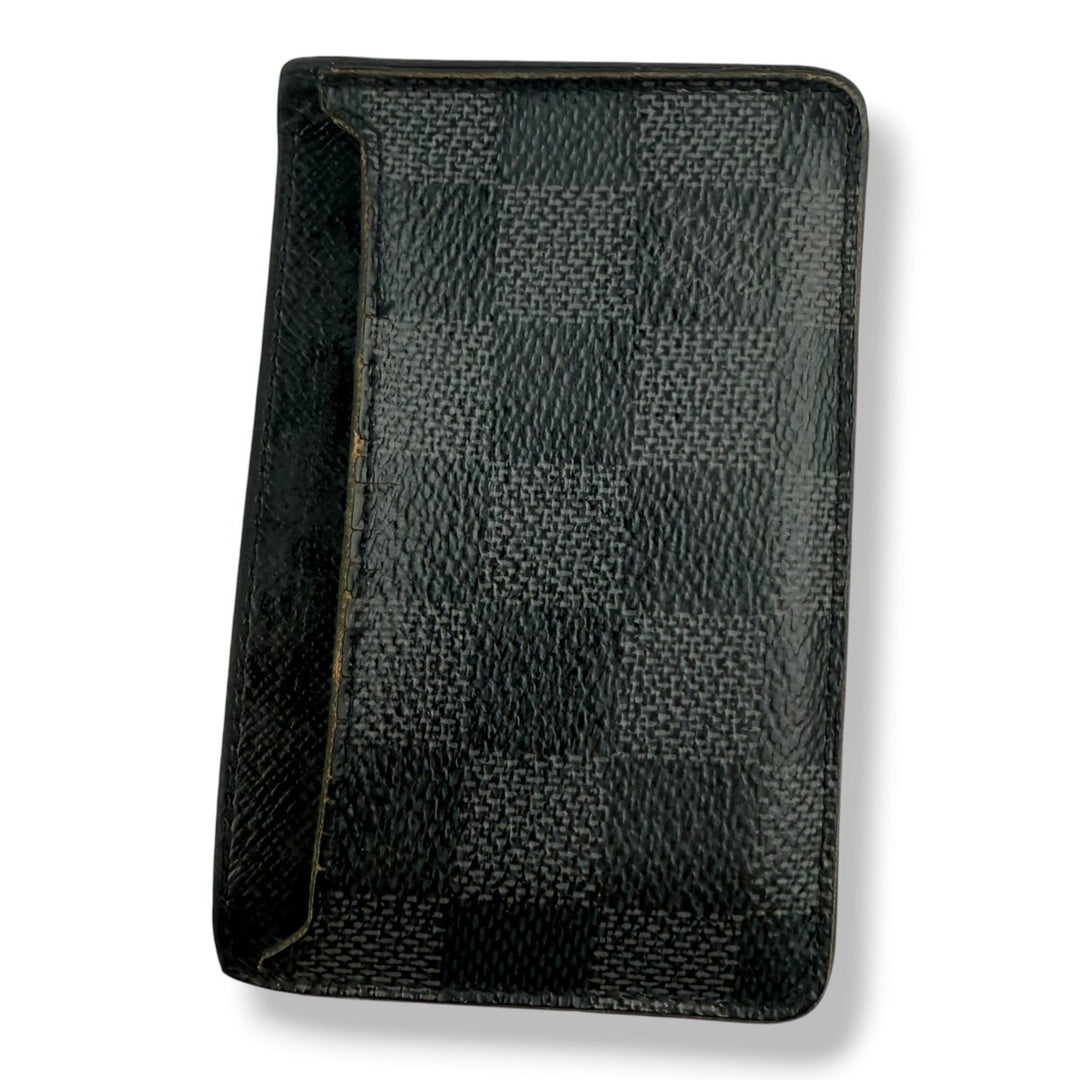 Louis Vuitton Black Graphite Damier Cardholder - Lux Central