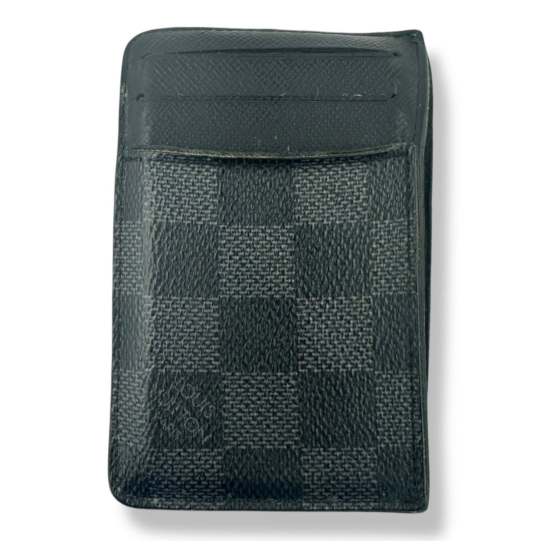 Louis Vuitton Black Graphite Damier Cardholder - Lux Central