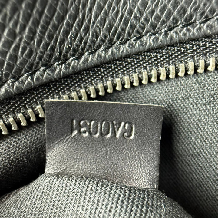 Louis Vuitton Black Kalga Leather Taiga Clutch Bag - Lux Central