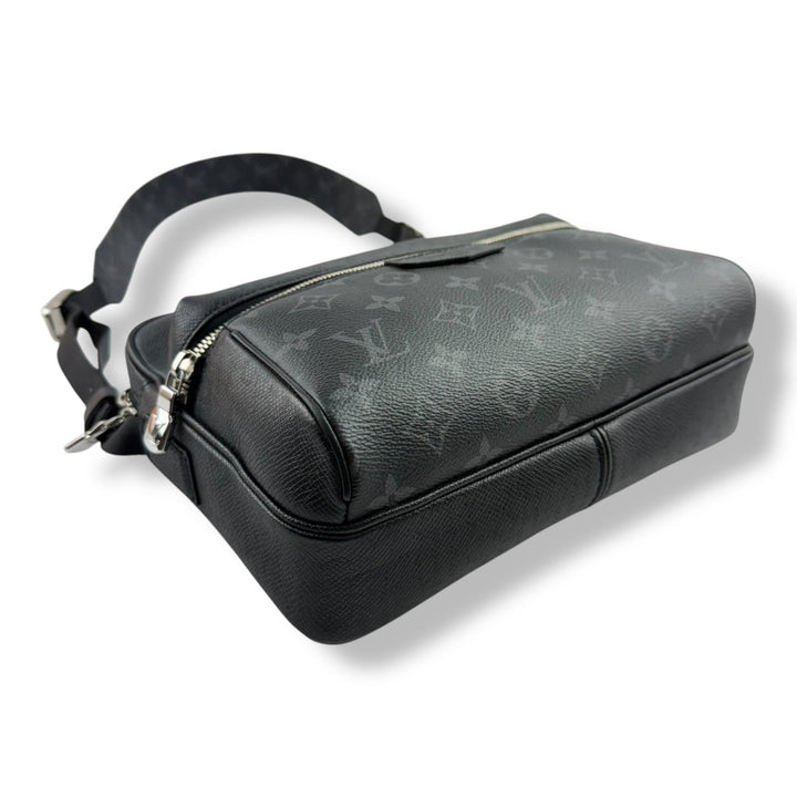 Louis Vuitton Black Monogram Outdoor Messenger Bag - Lux Central