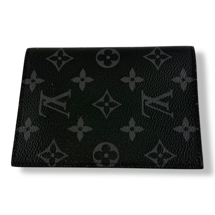 Louis Vuitton Black Monogram Passport Holder - Lux Central