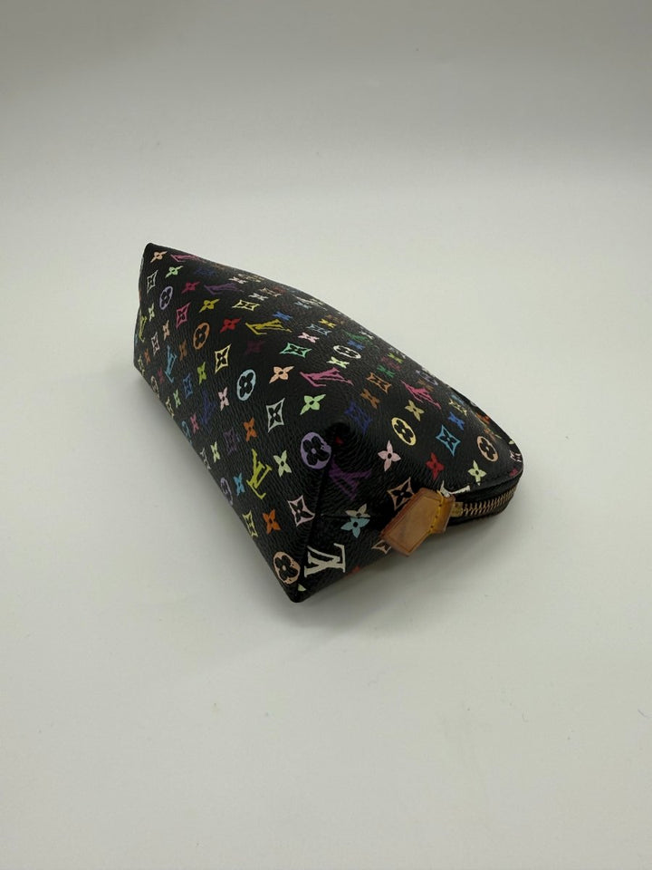 Louis Vuitton Black Murakami Travel Cosmetic PM Pouch - Lux Central