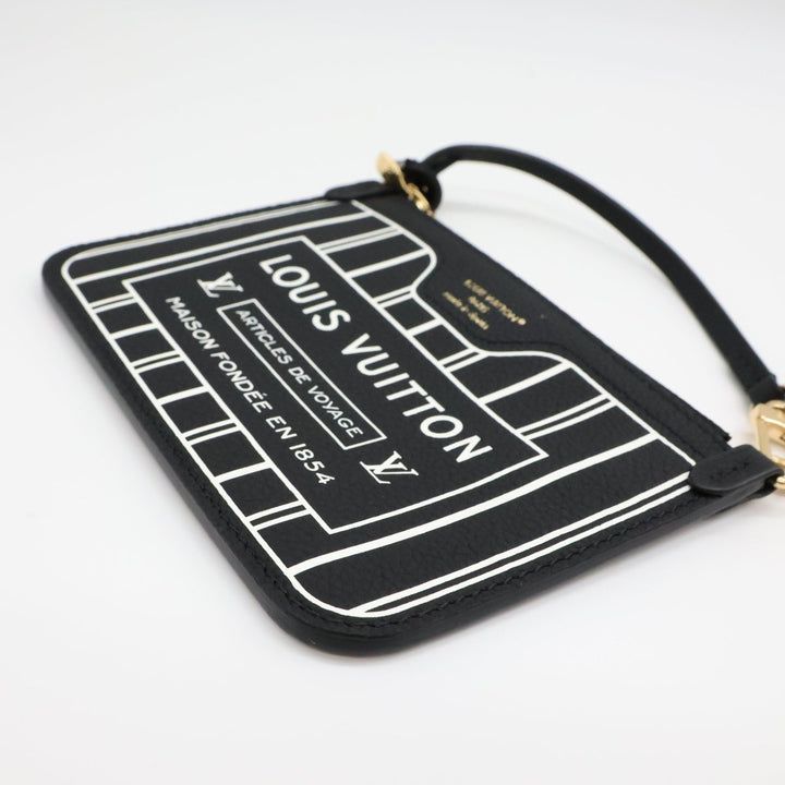 Louis Vuitton Black Neverfull Inside Out Clutch Pouch - Lux Central