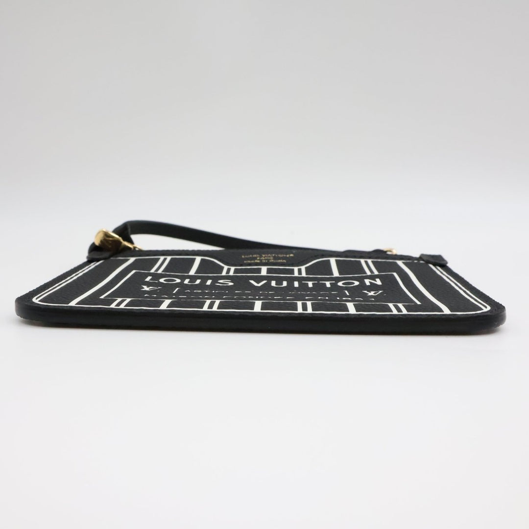 Louis Vuitton Black Neverfull Inside Out Clutch Pouch - Lux Central