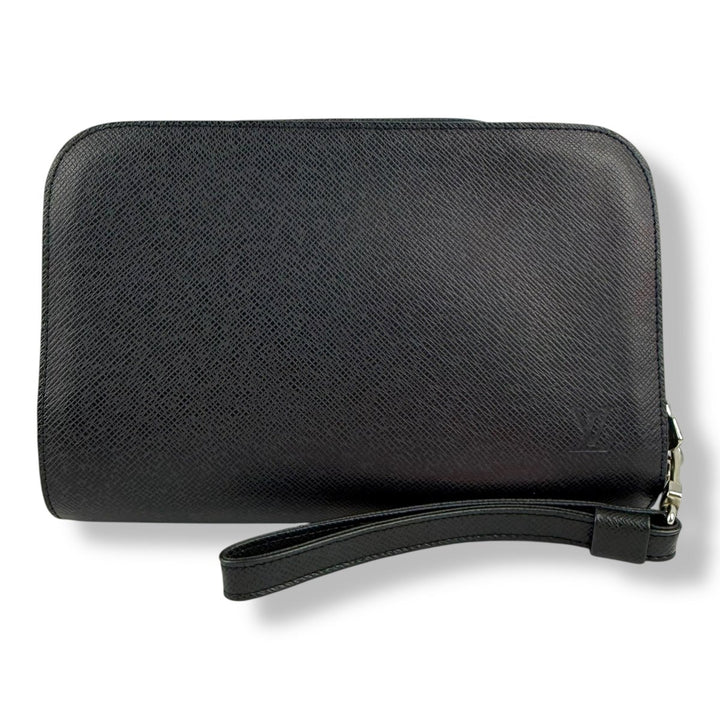 Louis Vuitton Black Taiga Orsay Clutch Bag - Lux Central