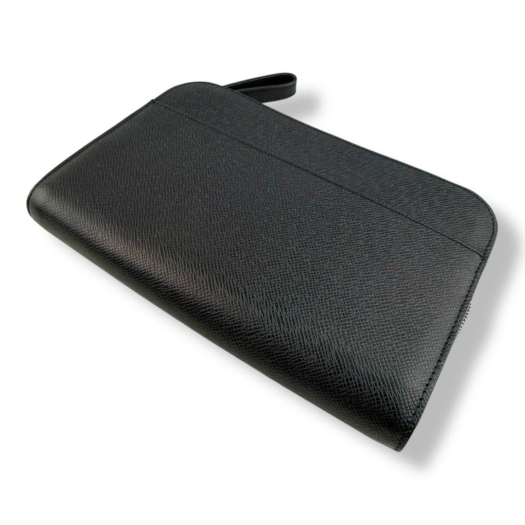 Louis Vuitton Black Taiga Orsay Clutch Bag - Lux Central