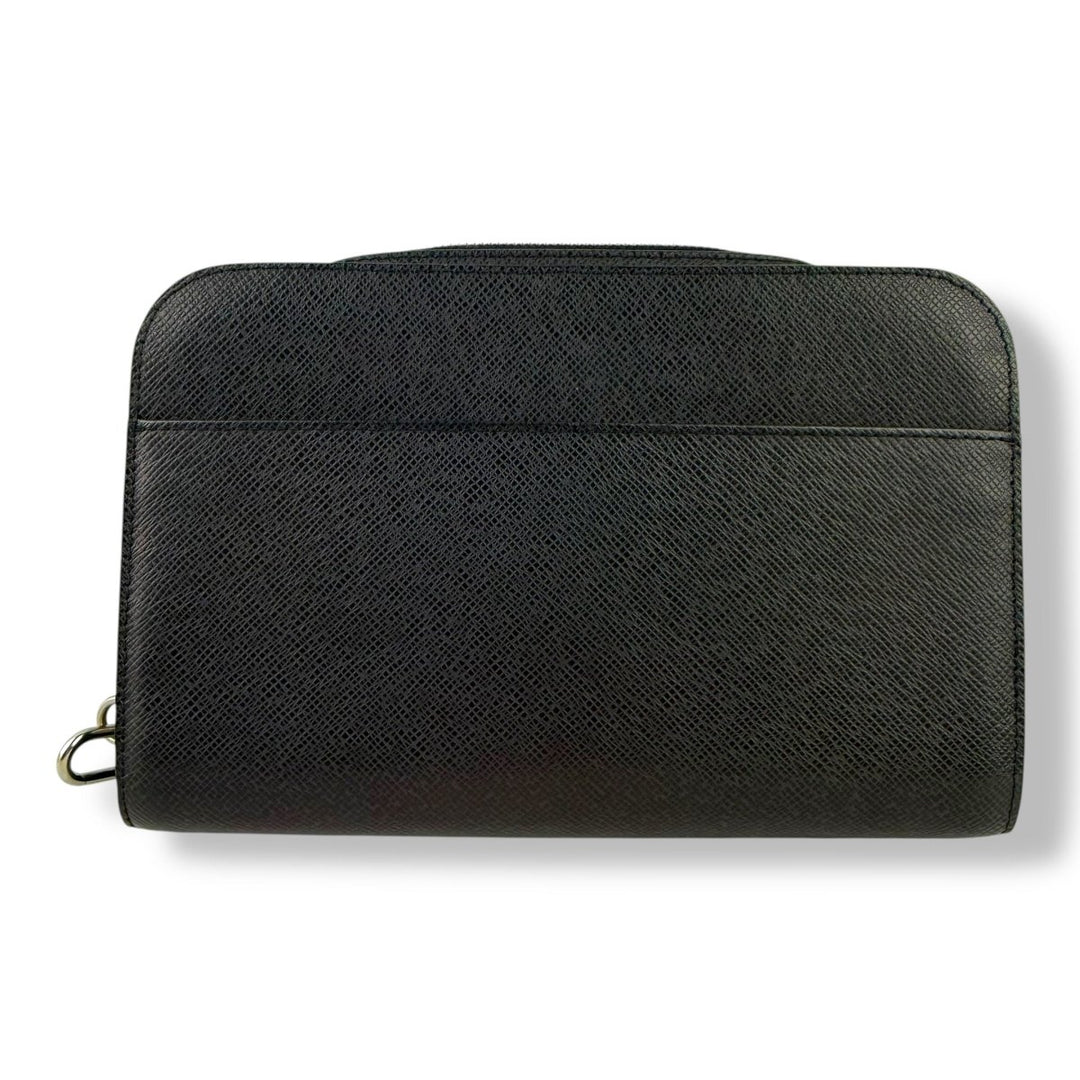 Louis Vuitton Black Taiga Orsay Clutch Bag - Lux Central
