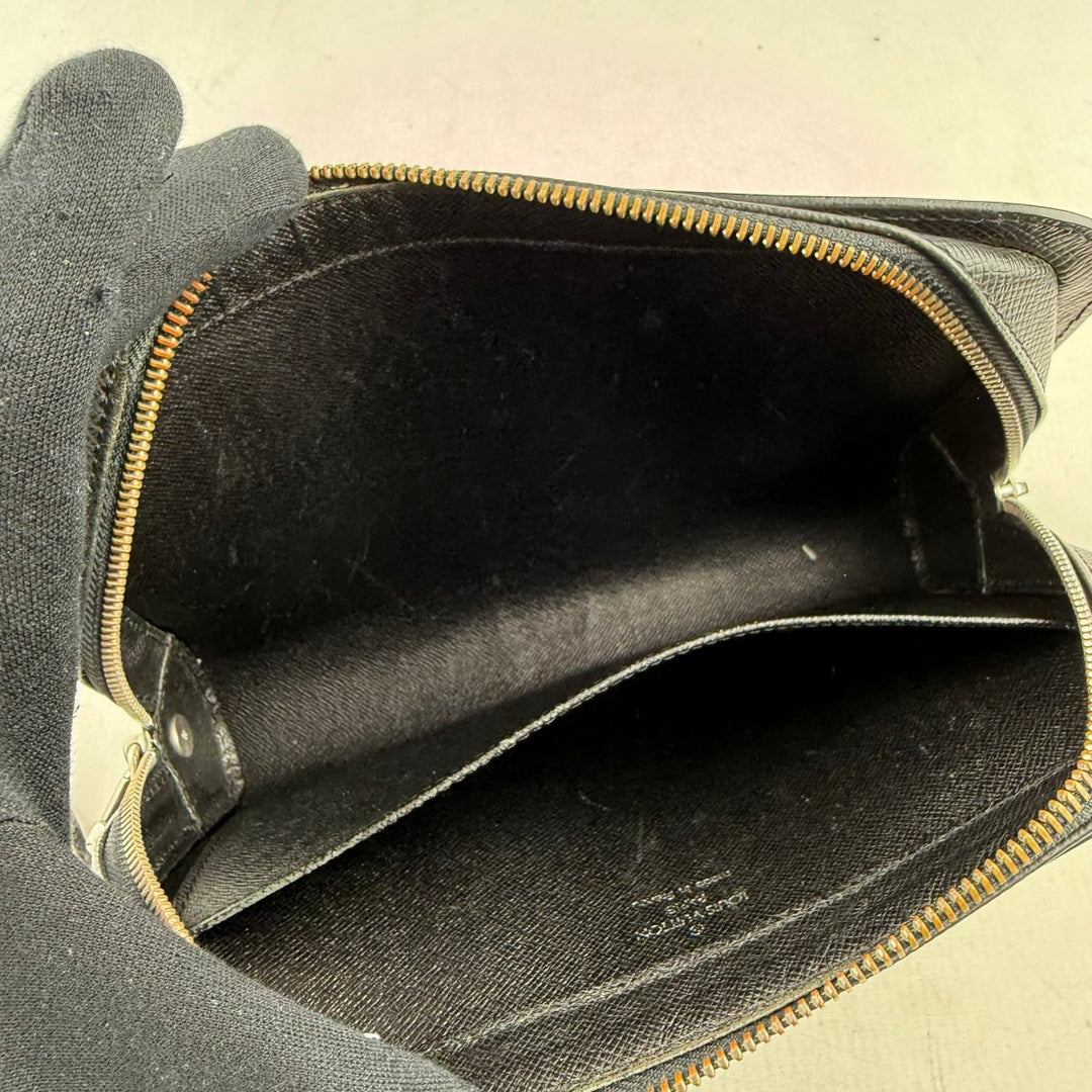 Louis Vuitton Black Taiga Orsay Clutch Bag - Lux Central