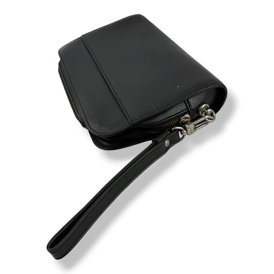 Louis Vuitton Black Taiga Orsay Clutch Bag - Lux Central