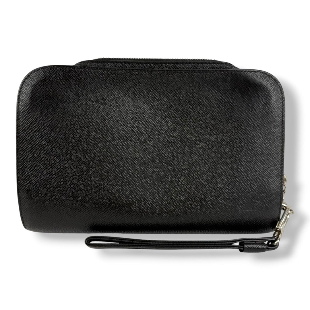 Louis Vuitton Black Taiga Orsay Clutch Bag - Lux Central