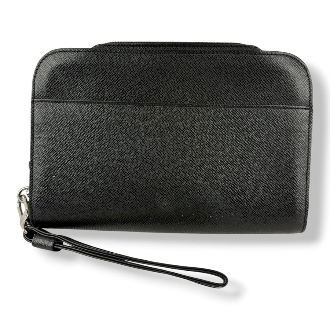 Louis Vuitton Black Taiga Orsay Clutch Bag - Lux Central