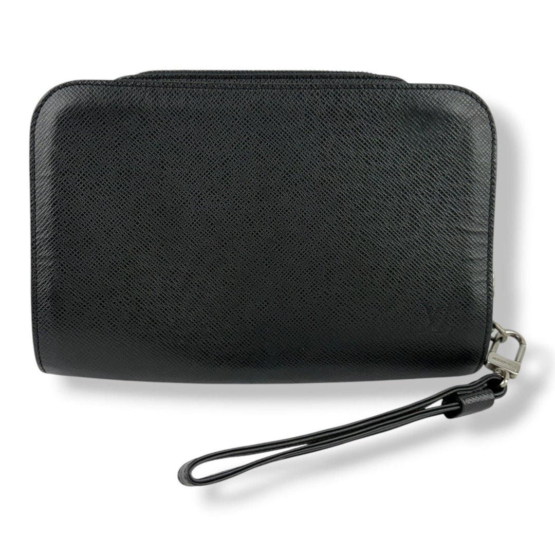 Louis Vuitton Black Taiga Orsay Clutch Bag - Lux Central