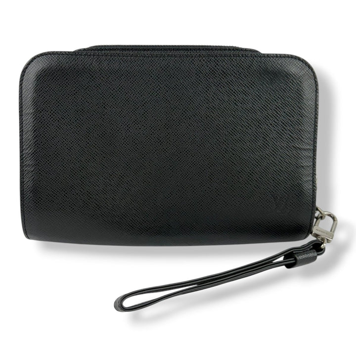 Louis Vuitton Black Taiga Orsay Clutch Bag - Lux Central