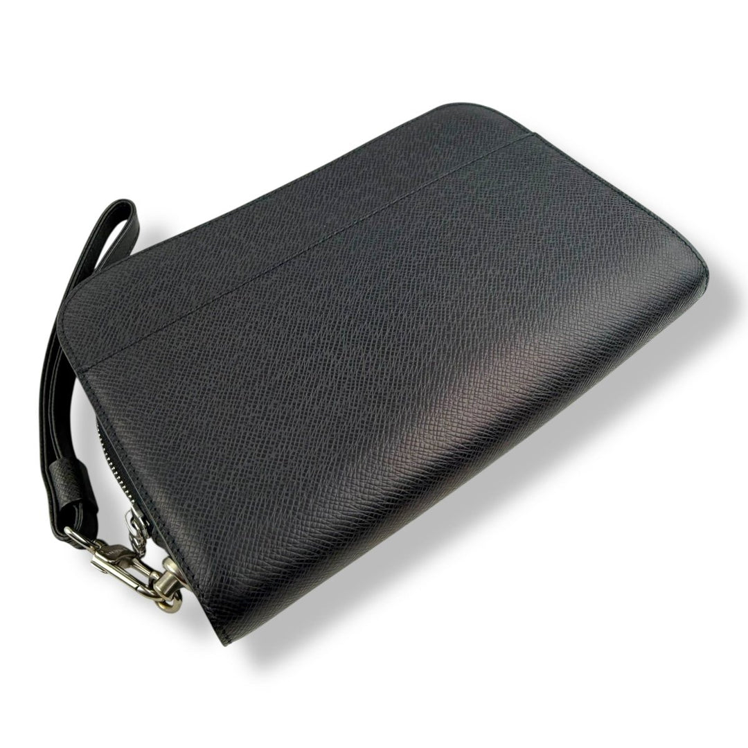 Louis Vuitton Black Taiga Orsay Clutch Bag - Lux Central