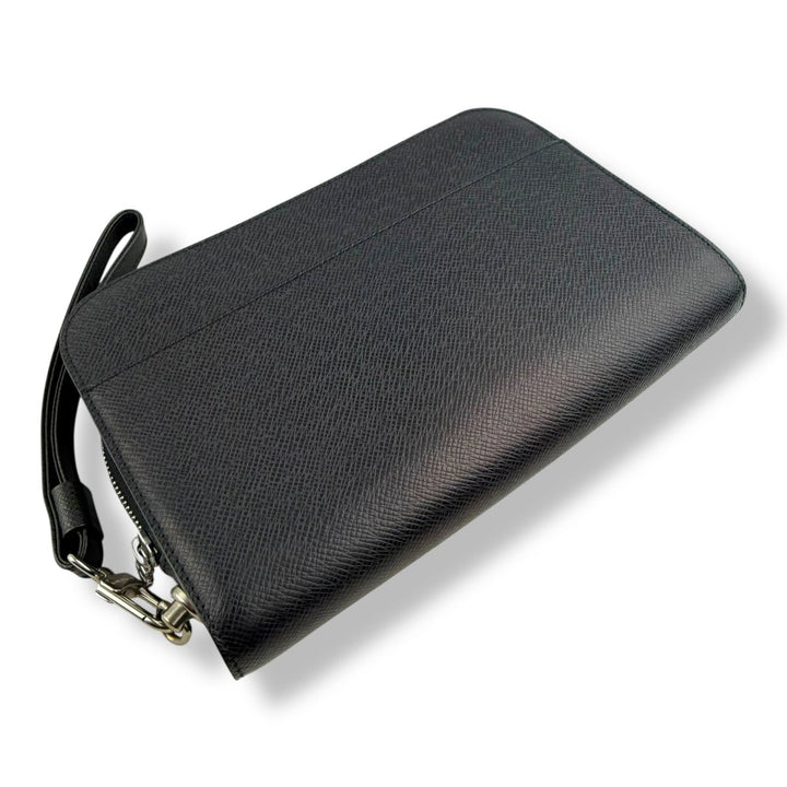 Louis Vuitton Black Taiga Orsay Clutch Bag - Lux Central
