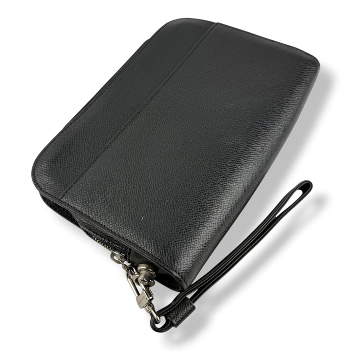 Louis Vuitton Black Taiga Orsay Clutch Bag - Lux Central