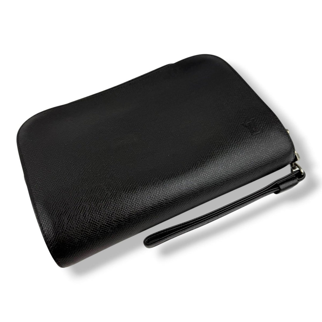 Louis Vuitton Black Taiga Orsay Clutch Bag - Lux Central