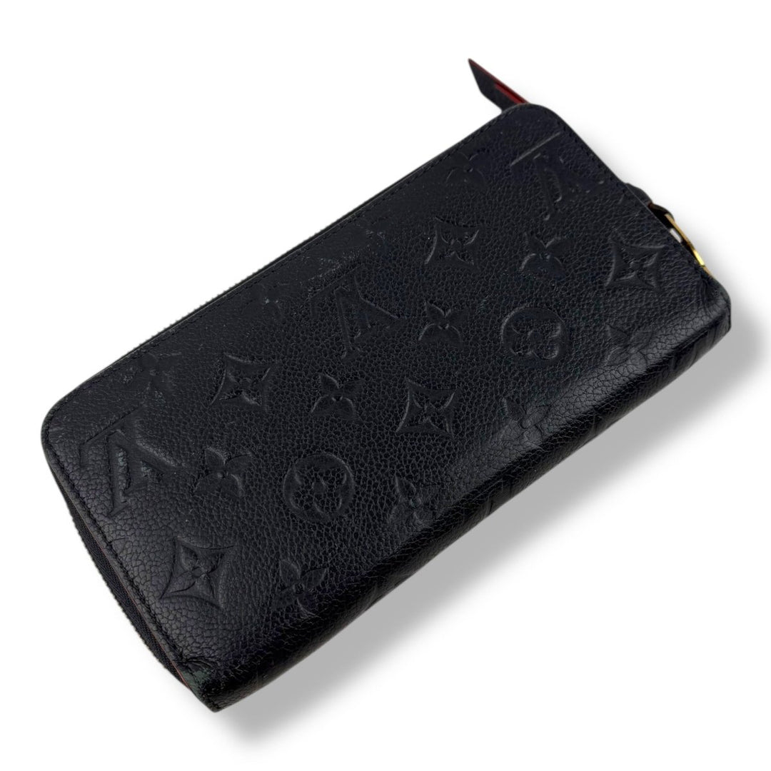 Louis Vuitton Blue Empreinte Leather Zippy Long Wallet - Lux Central