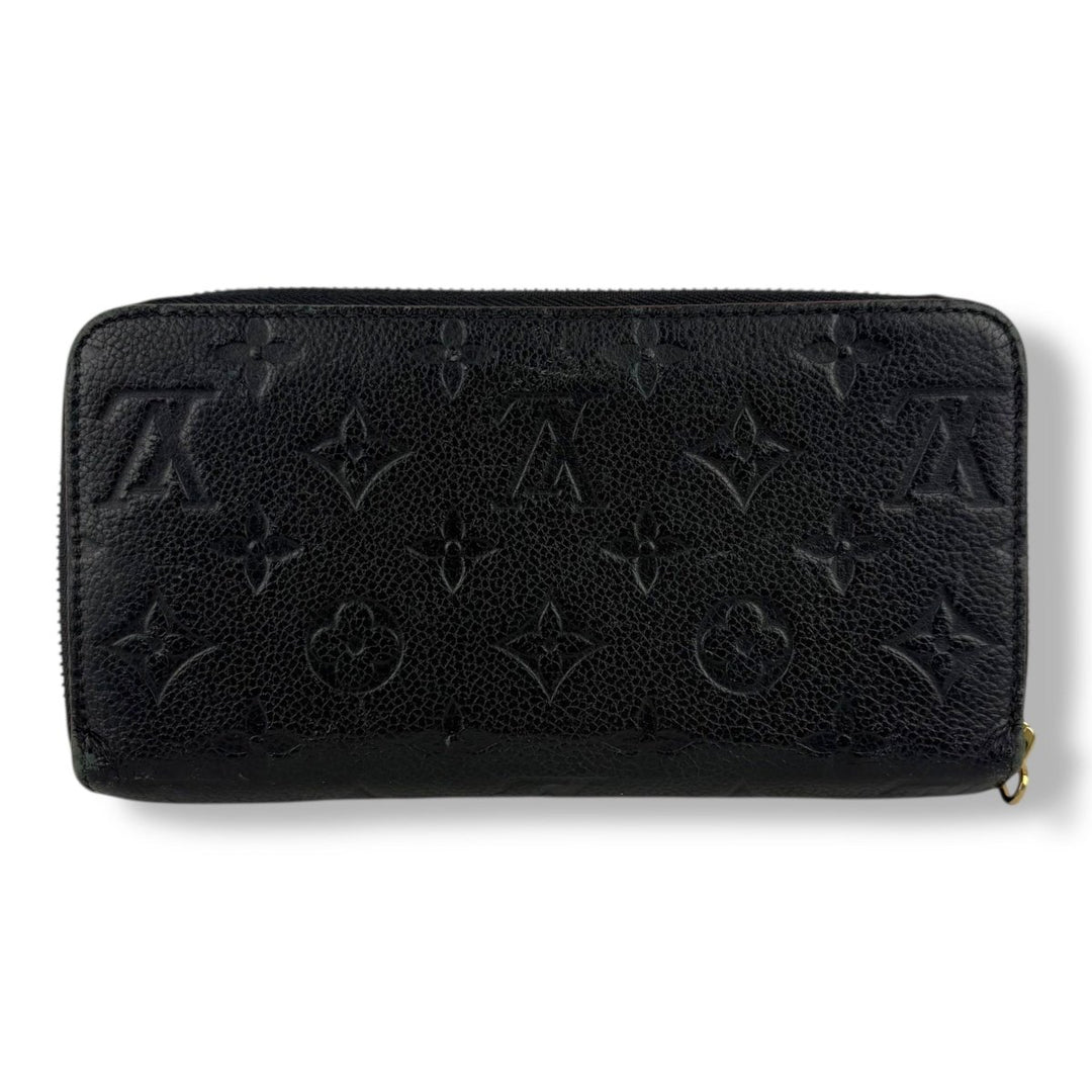 Louis Vuitton Blue Empreinte Leather Zippy Long Wallet - Lux Central