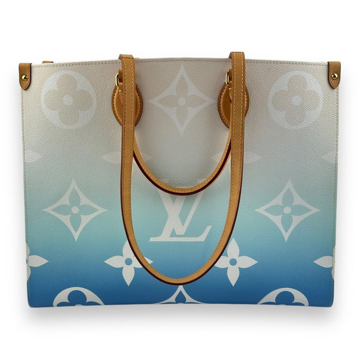 Louis Vuitton Blue Gradient Pastel Monogram OnTheGo Pool GM Tote Handbag - Lux Central