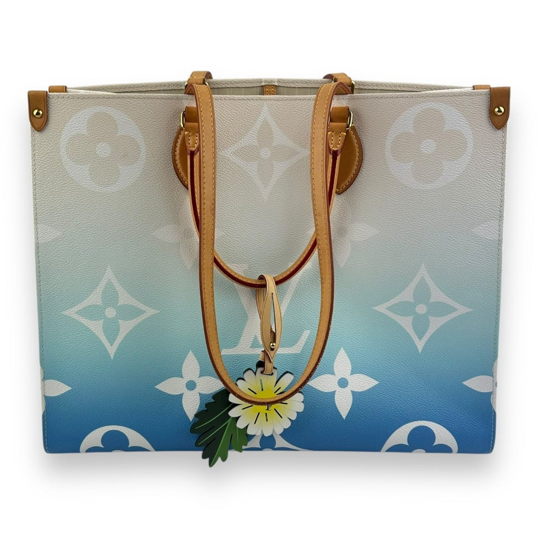 Louis Vuitton Blue Gradient Pastel Monogram OnTheGo Pool GM Tote Handbag - Lux Central