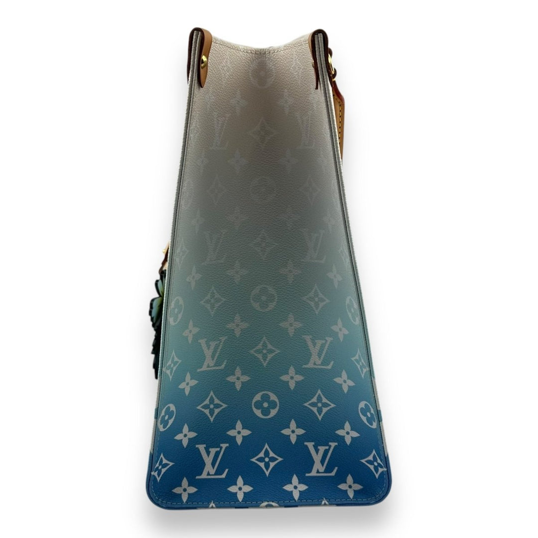 Louis Vuitton Blue Gradient Pastel Monogram OnTheGo Pool GM Tote Handbag - Lux Central