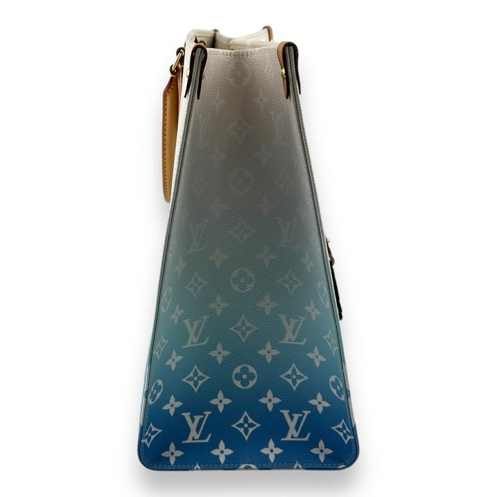 Louis Vuitton Blue Gradient Pastel Monogram OnTheGo Pool GM Tote Handbag - Lux Central