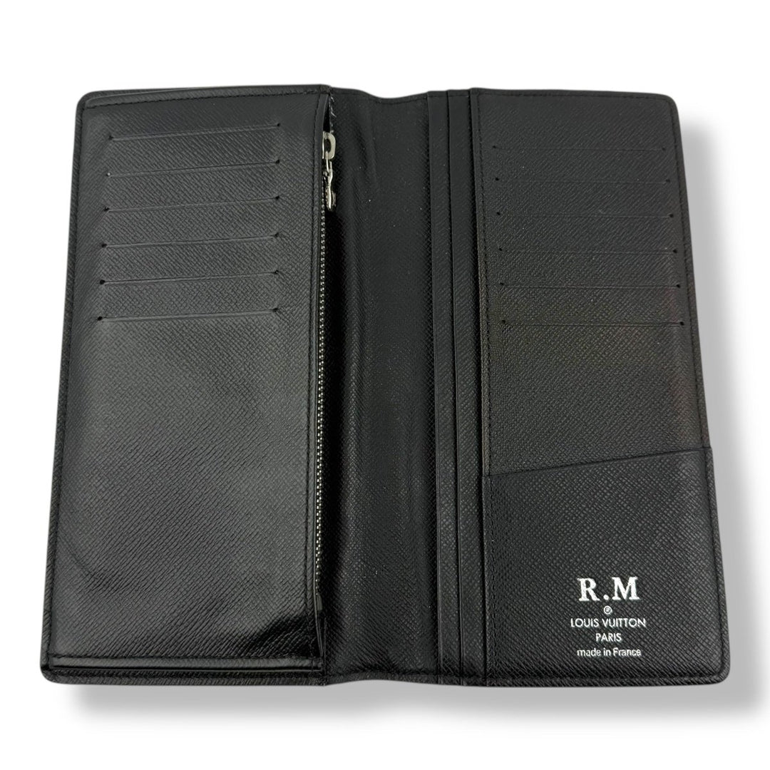 Louis Vuitton Brazza Black Damier Graphite Leather Wallet - Lux Central