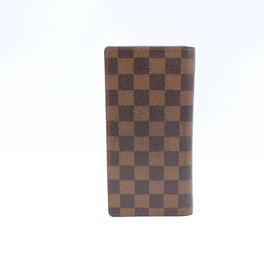 Louis Vuitton Brazza Long Bifold Brown Damier Wallet - Lux Central