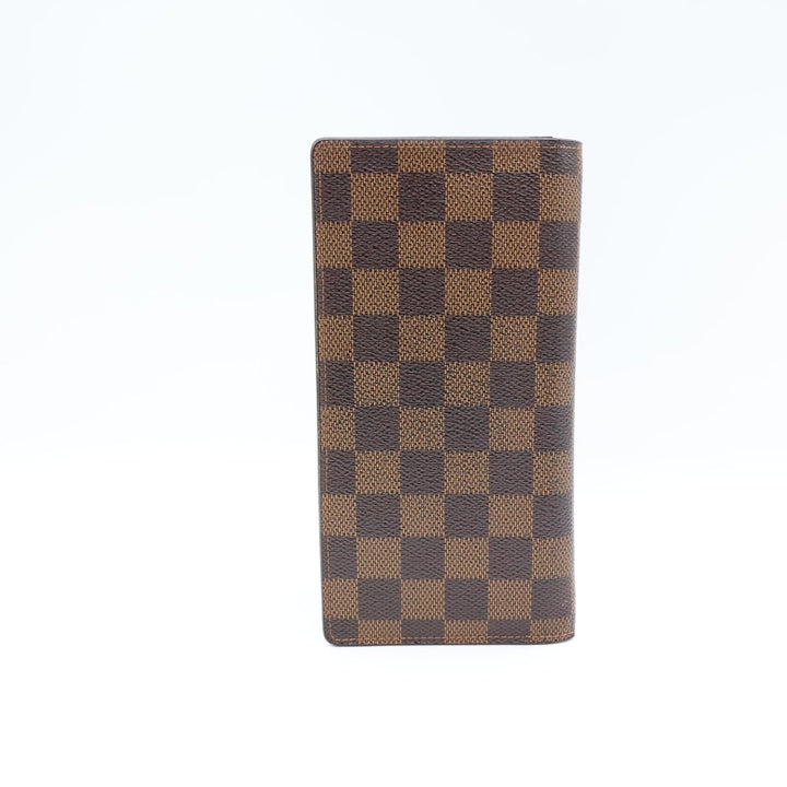 Louis Vuitton Brazza Long Bifold Brown Damier Wallet - Lux Central